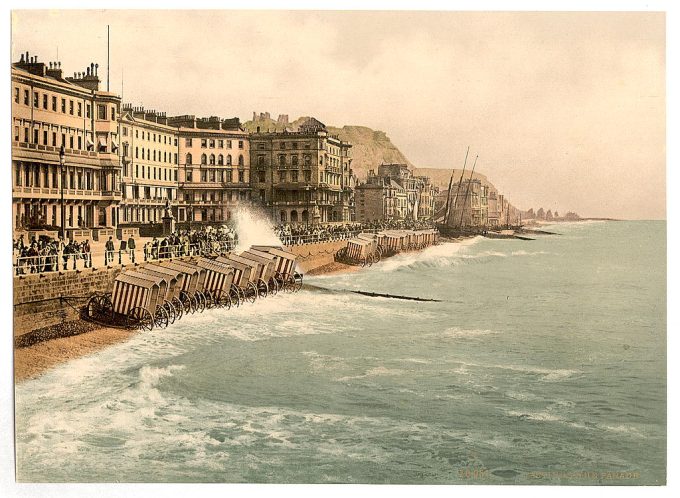 The parade, Hastings, England