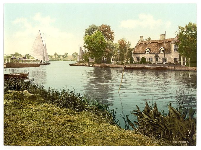The ferry, Horning Village, England