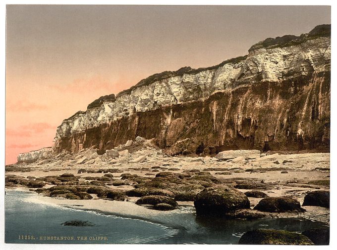 The cliffs, Hunstanton, England