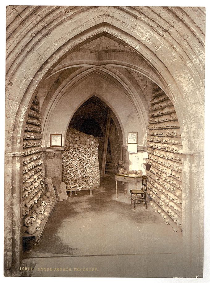 The church crypt, Hythe, England