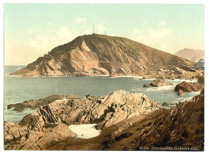 Capstone, hill from Ilfracombe Hotel, Ilfracombe, England