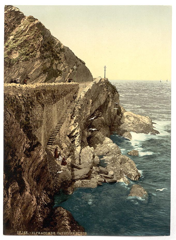 Capstone steps, Ilfracombe, England