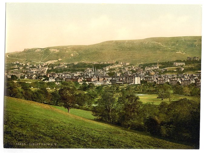 From northwest, Ilkley, England