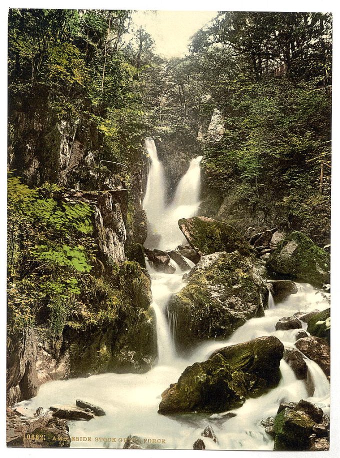 Ambleside, Stock Ghyll Force, Lake District, England