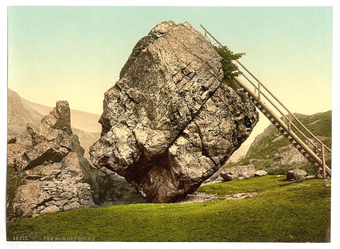 Bowder Stone, Lake District, England