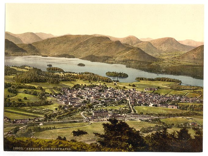 Derwentwater and Keswick, Lake District, England