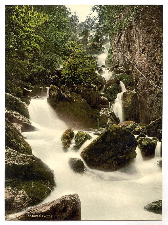 Derwentwater, Lodore Falls, Lake District, England