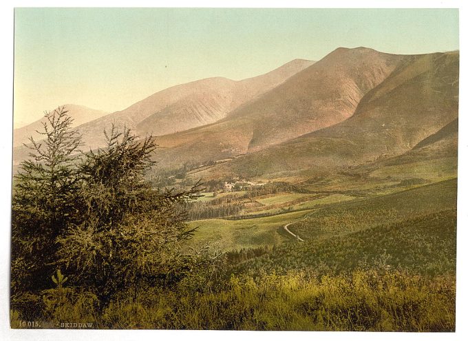 Derwentwater, Skiddaw, from Latrigg, Lake District, England