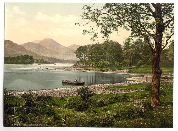 On Derwentwater, Broomhill Point, Lake District, England