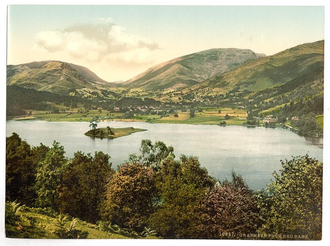 Grasmere, from Red Bank, Lake District, England