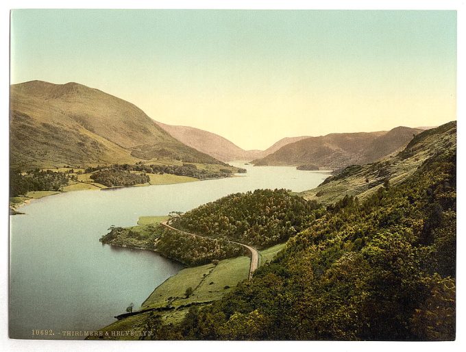 Helvellyn and Thirlmere, Lake District, England