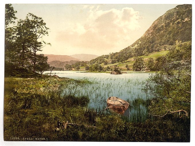 Rydal Water, I., Lake District, England