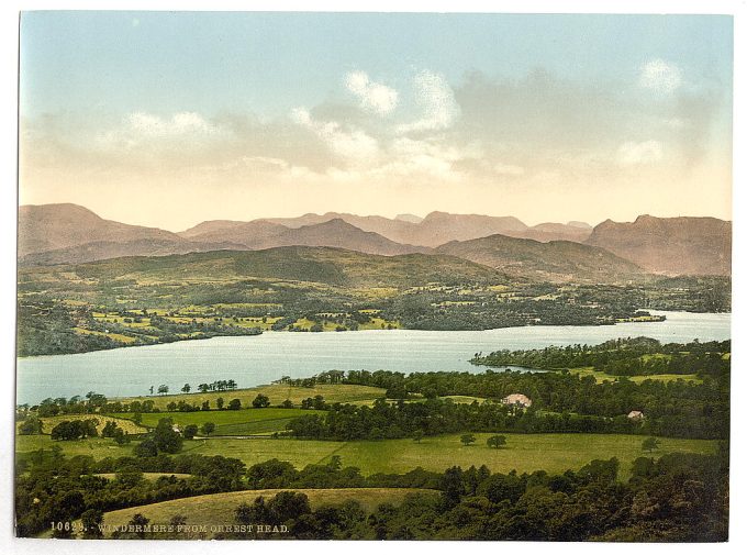 Windermere, from Orrest Head, Lake District, England