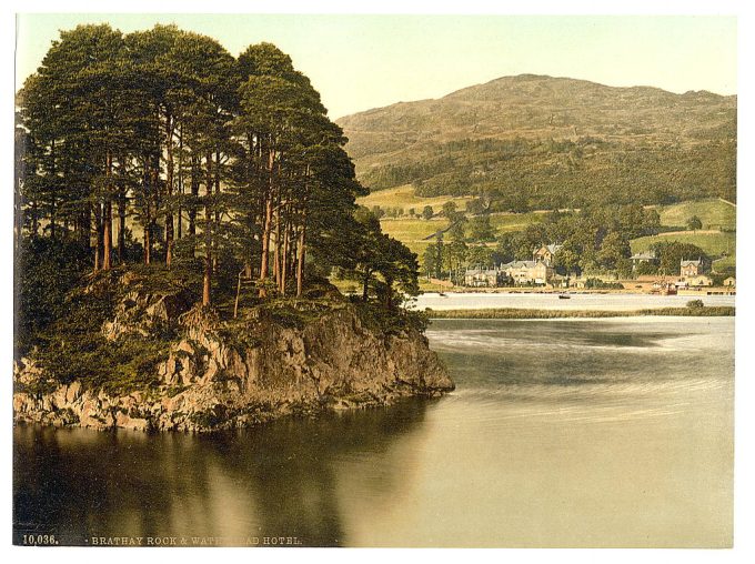 Windermere, Brathay Rock and Waterhead Hotel, Lake District, England