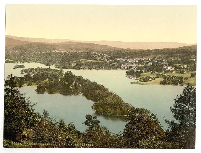Windermere and Bowness, Lake District, England