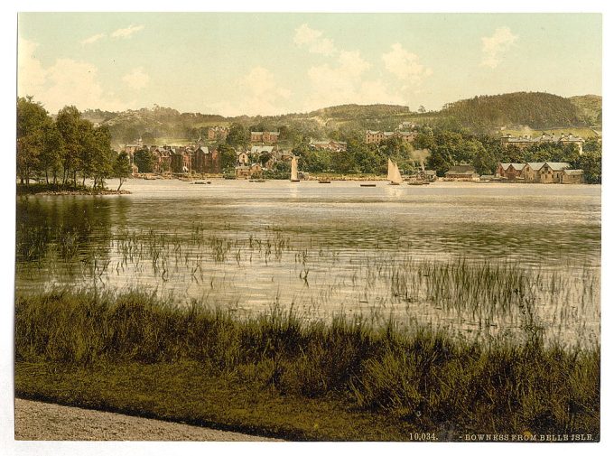 Windermere, Bowness, from Bellisle, Lake District, England