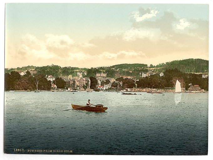Windermere, Bowness, from Birch Holm, Lake District, England