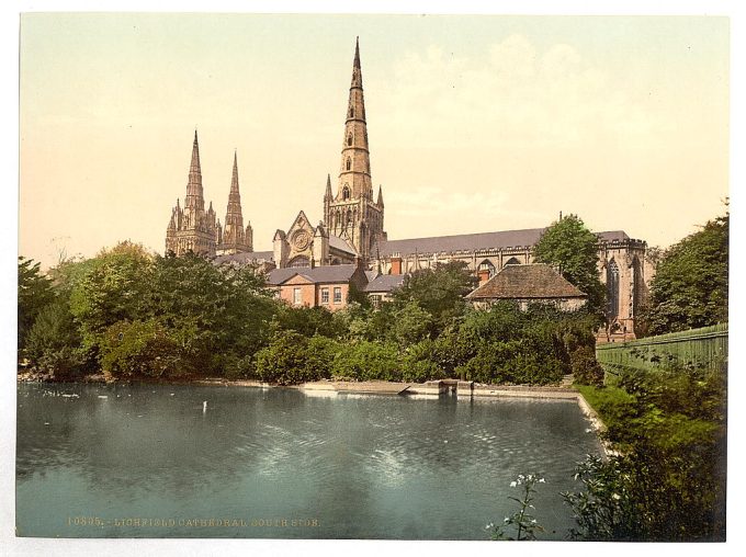 Cathedral, South Side, Lichfield, England