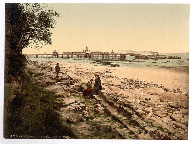 New Brighton Pier, Liverpool, England