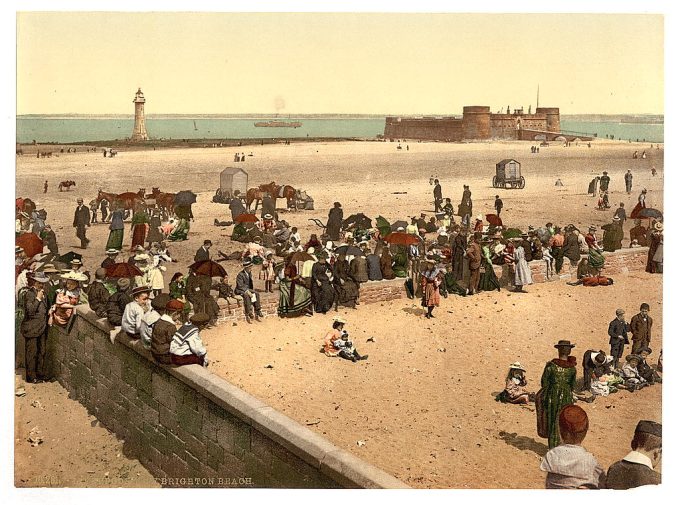 New Brighton Beach, Liverpool, England