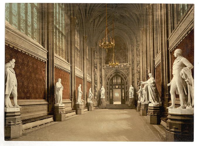 Houses of Parliament, St. Stephen's Hall (Interior), London, England