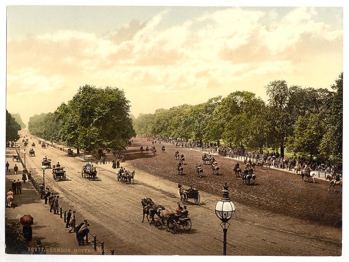 Rotten Row and Hyde Park Corner, London, England