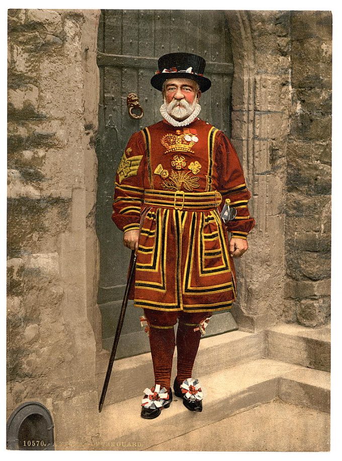 A yoeman of the guard (Beefeater), London, England
