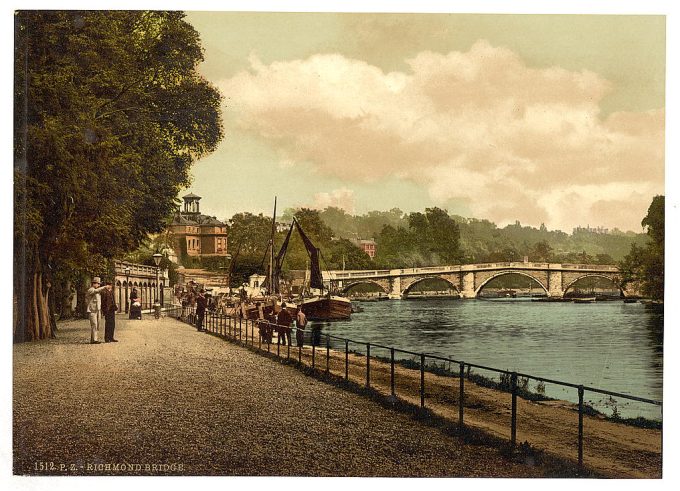 Richmond, the bridge, London and suburbs, England