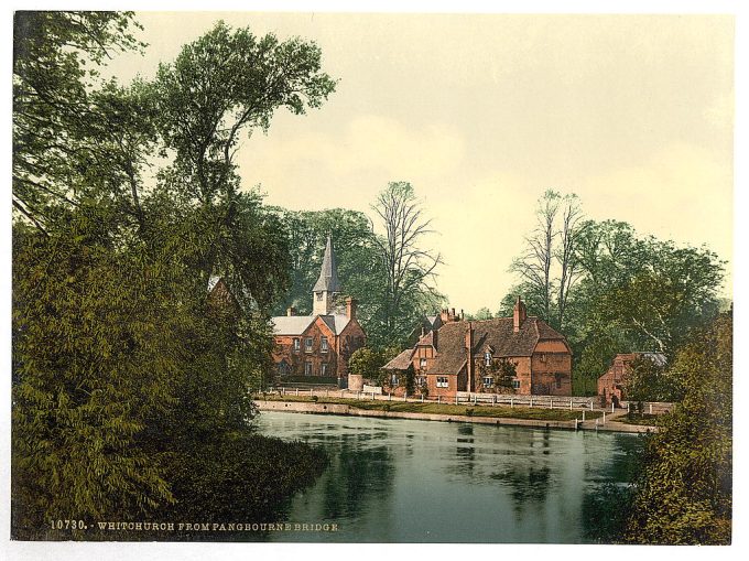 Whitechurch, from Pangbourne Bridge, London and suburbs, England