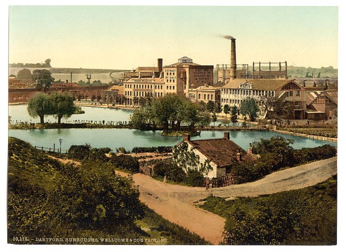 Dartford, Messrs. Burroughs, Wellcome & Co.'s factory, London and suburbs, England