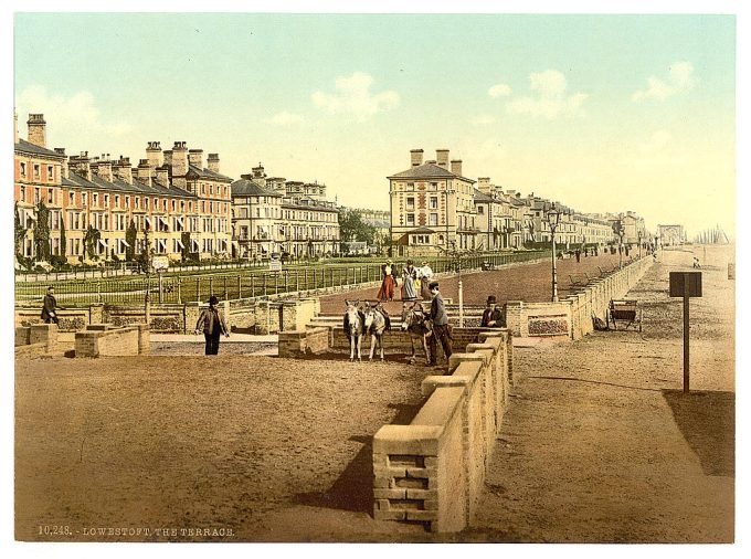 The terrace, Lowestoft, England