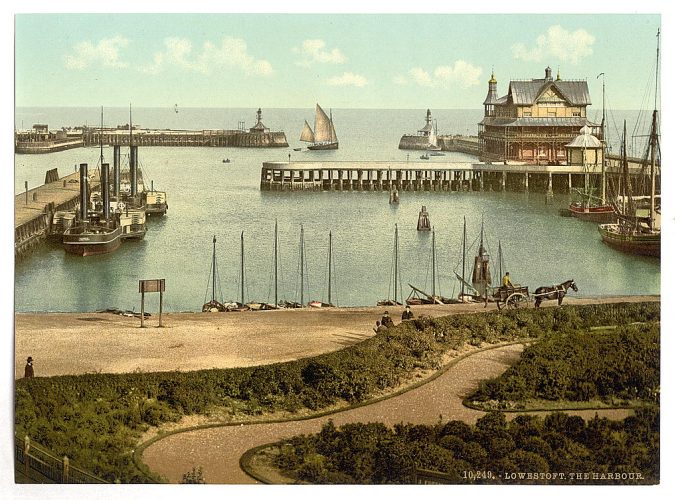 The harbor, Lowestoft, England