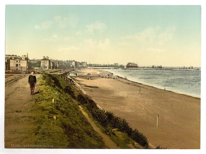 The sands from Royal Hotel, Lowestoft, England