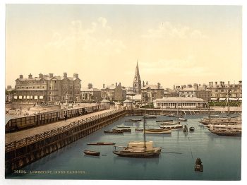 Inner harbor, Lowestoft, England