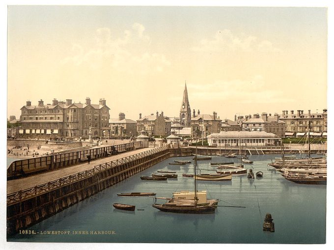 Inner harbor, Lowestoft, England