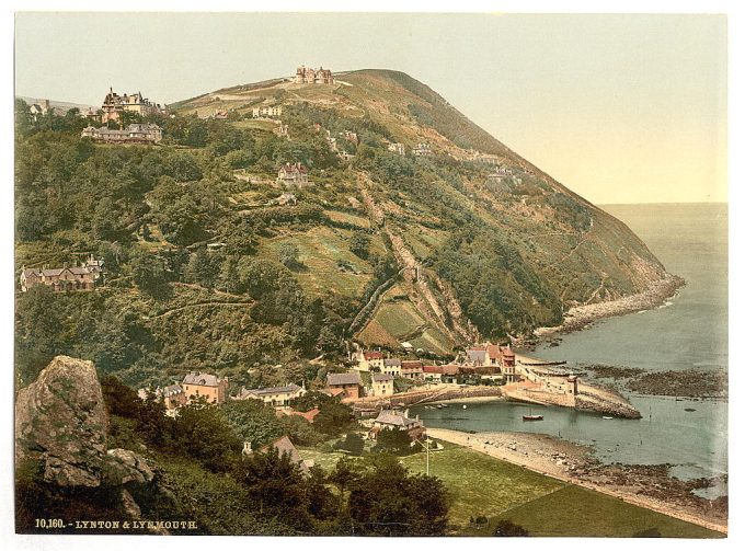 General view, Lynton and Lynmouth, England