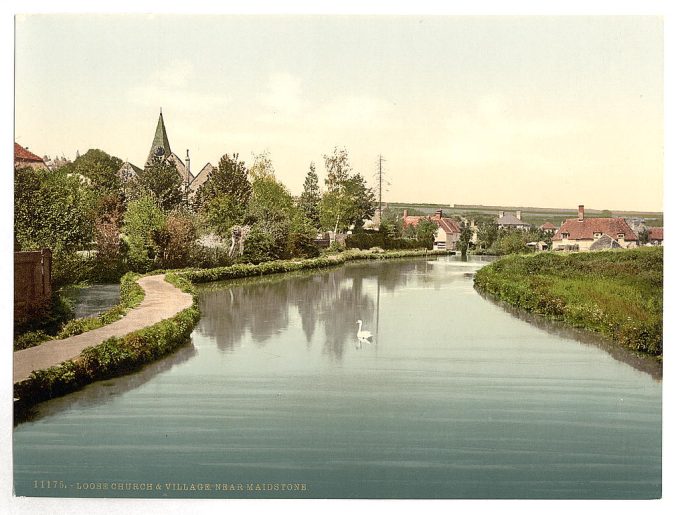 Loose Church and village, near Maidstone, England