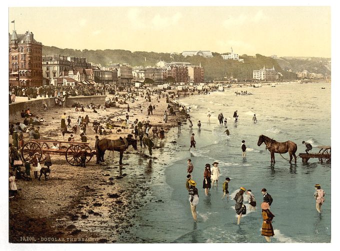 Douglas, the beach, Isle of Man, England