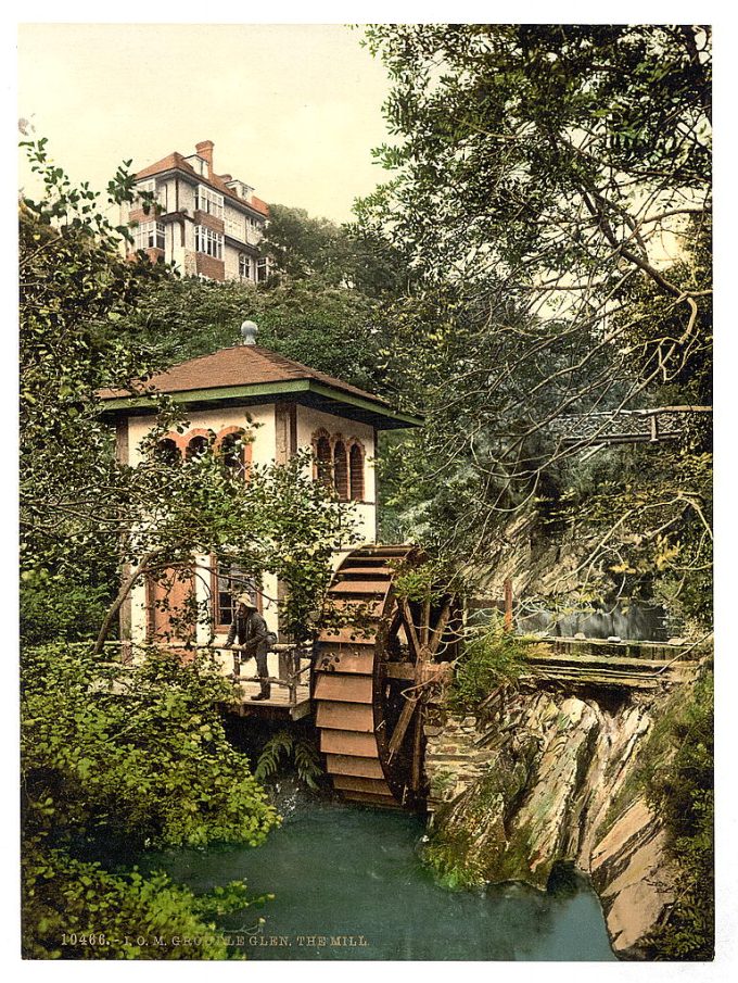 Groudle Glen, the mill, Isle of Man, England