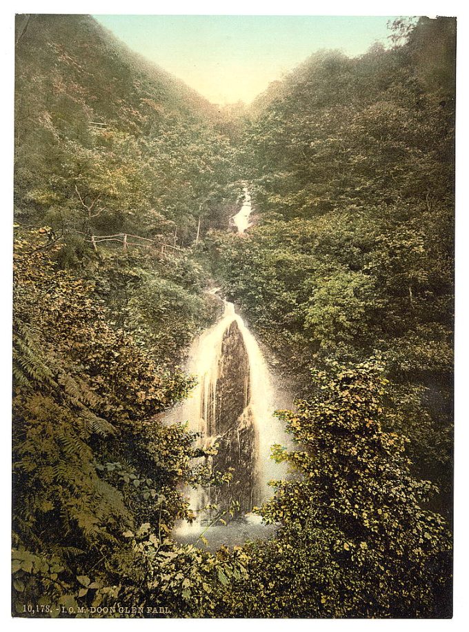 Laxey, Doon Glen Waterfall, Isle of Man, England