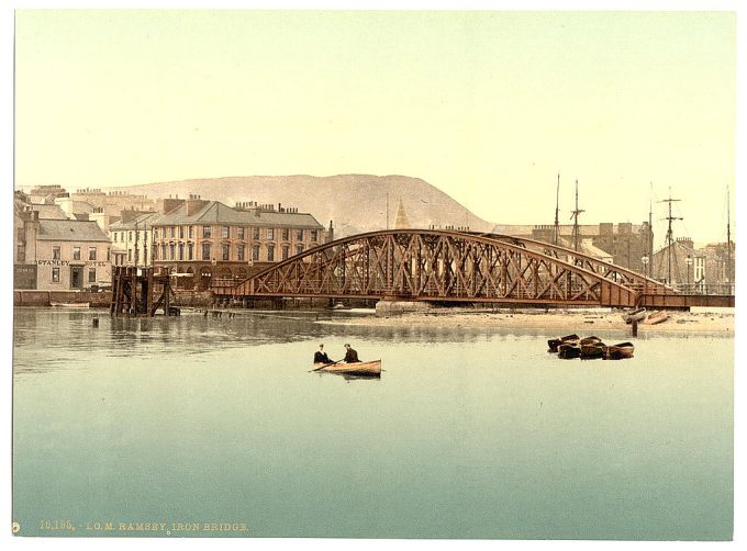 Ramsey, iron bridge, Isle of Man, England