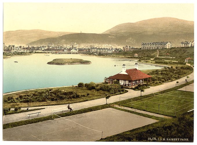 Ramsey, the park, Isle of Man, England