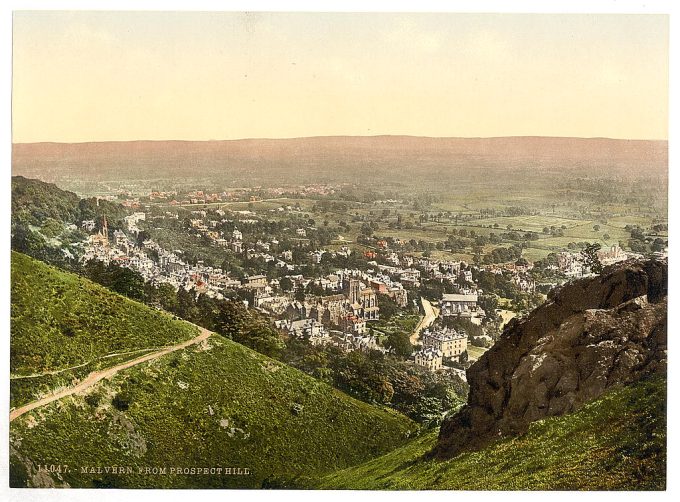 From Prospect Hill, Malvern, England