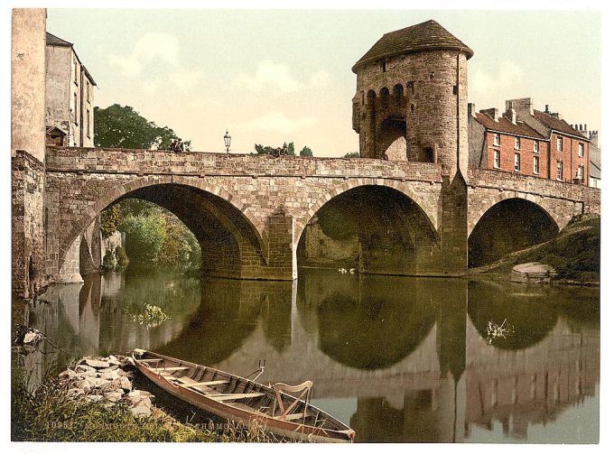 Bridge over the Monnow, Monmouth, England