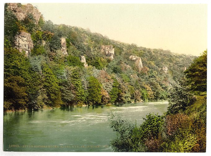 Vicinity of Seven Sisters' Rocks, River Wye, Monmouth, England