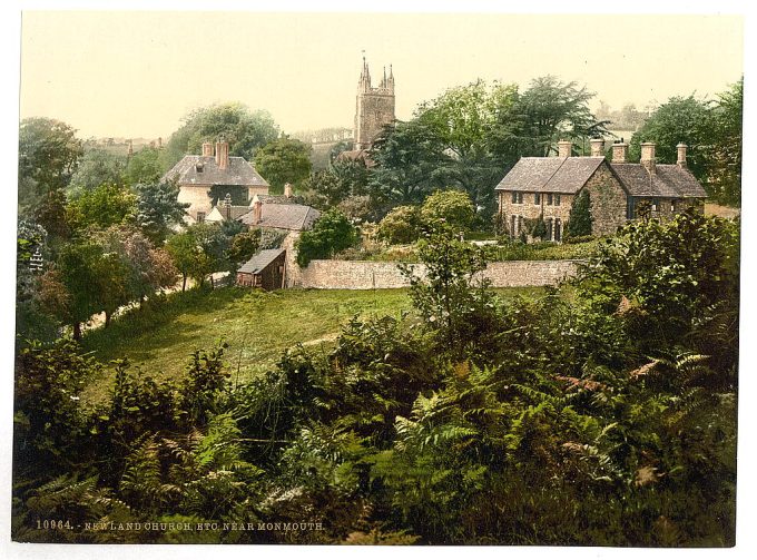 Vicinity of Newland Church, Monmouth, England