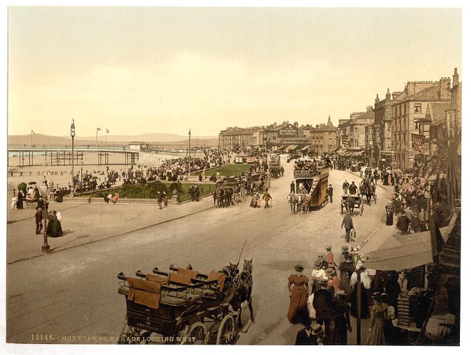 Parade looking east, Morecambe, England