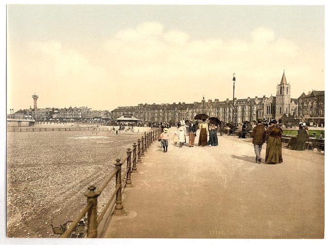 Parade looking east, Morecambe, England