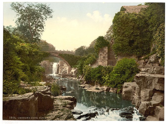 Jesmond Dene, old mill, Newcastle-on-Tyne, England