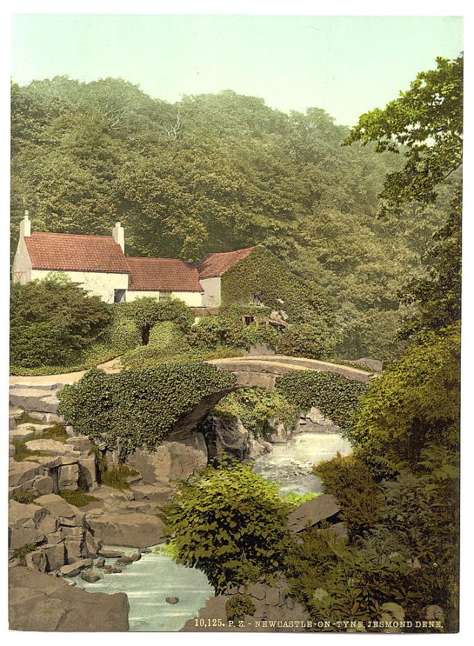 Jesmond Dene, old mill, Newcastle-on-Tyne, England